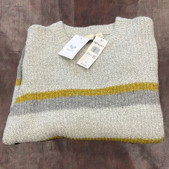 NWT || Roxy Sweaters Women Winter River Crew Neck Sweater Size‎ Small - Picture 12 of 12